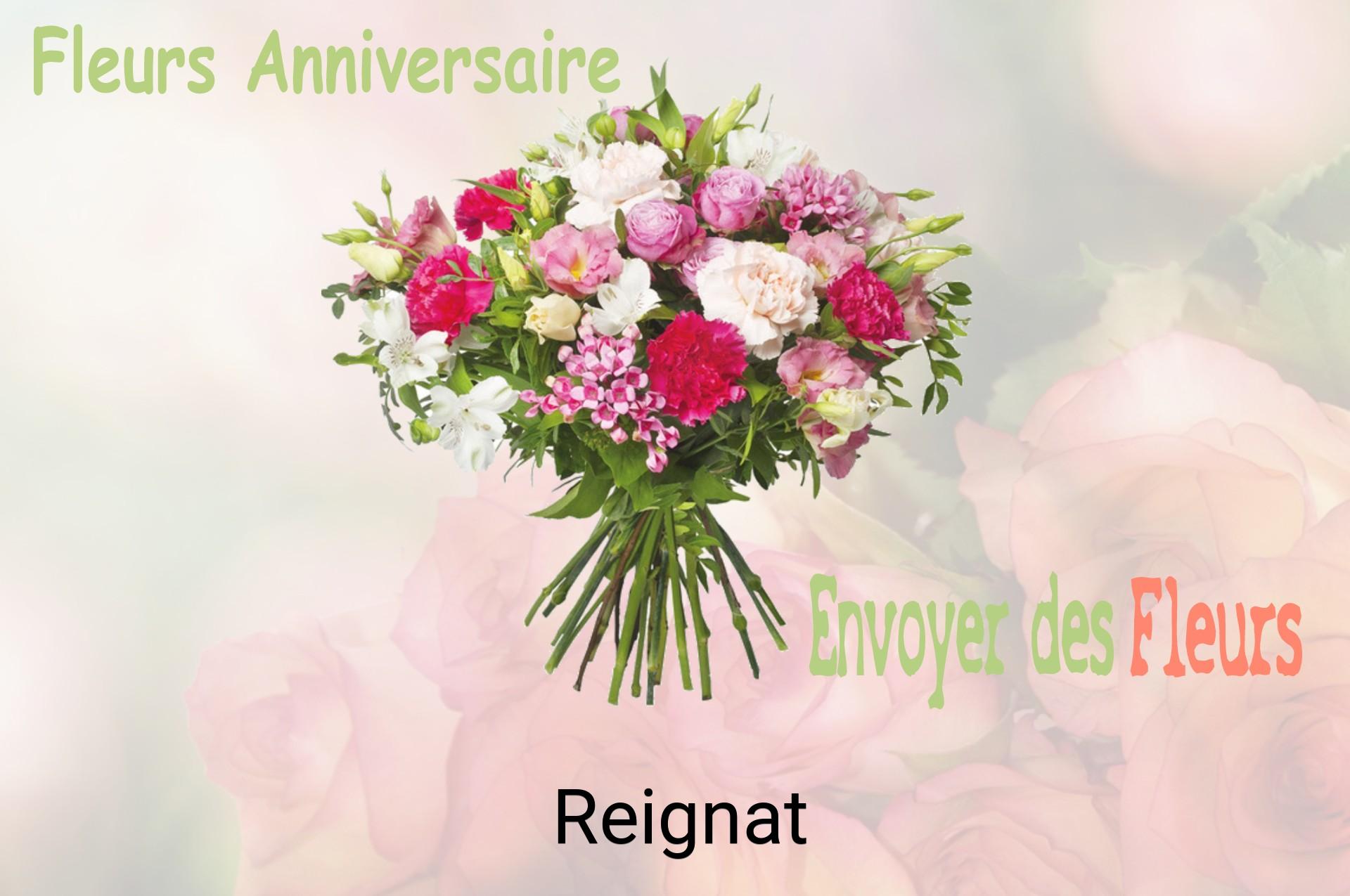 Bouquet de fleurs d’anniversaire livré à Reignat